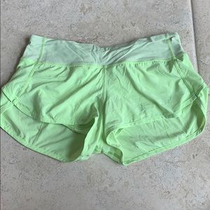 Lululemon speed shorts
